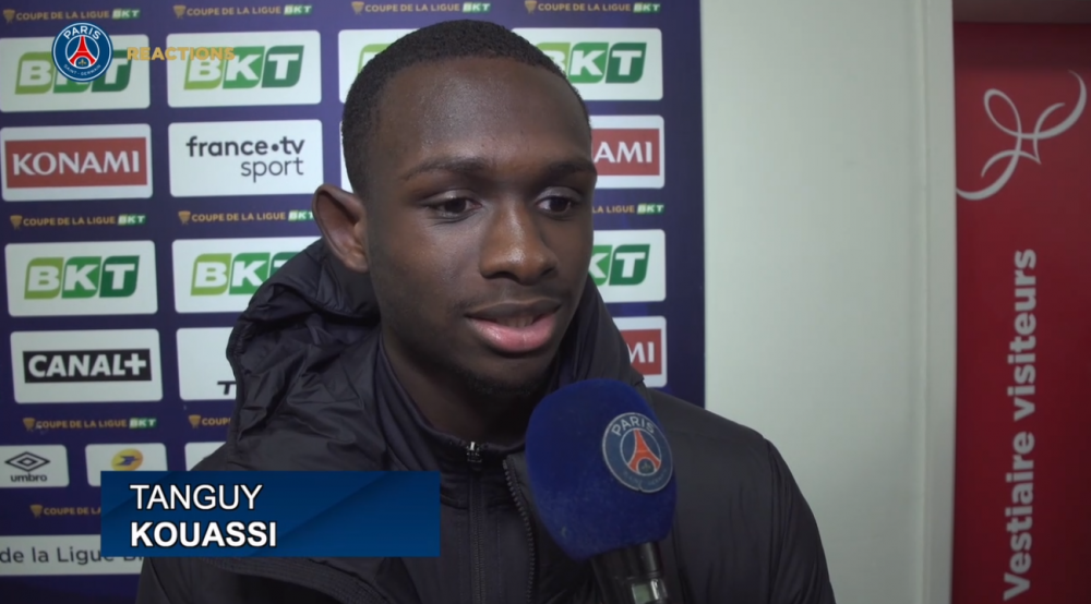 Kouassi revient sur son but « ça me fait vraiment plaisir de rentrer dans l'histoire du PSG »