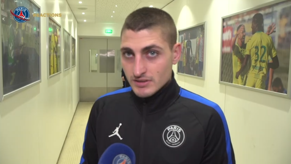 Nantes/PSG - Verratti affirme que « quand on souffre, on est encore plus contents pour les trois points. »