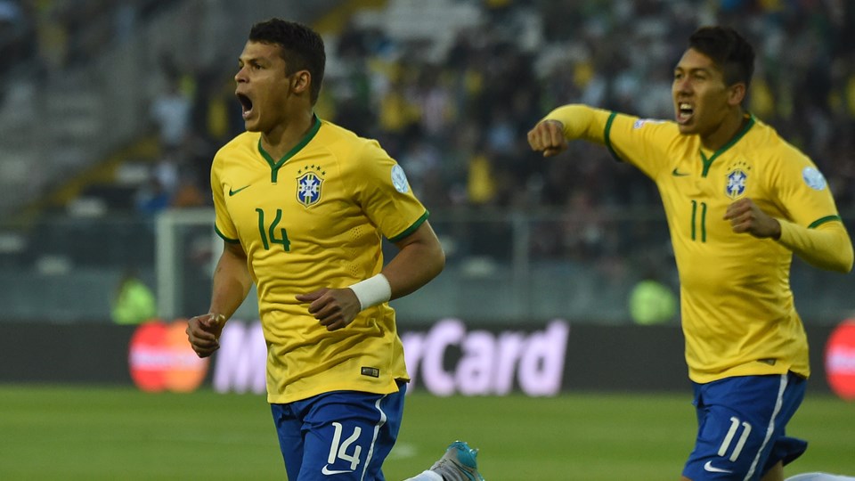 Thiago Silva buteur Bresil Venezuela Copa America