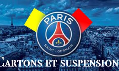 Cartons et Suspensions apres PSG-Ajaccio