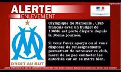 L'OM kidnappé, les supporters parisiens s'amusent