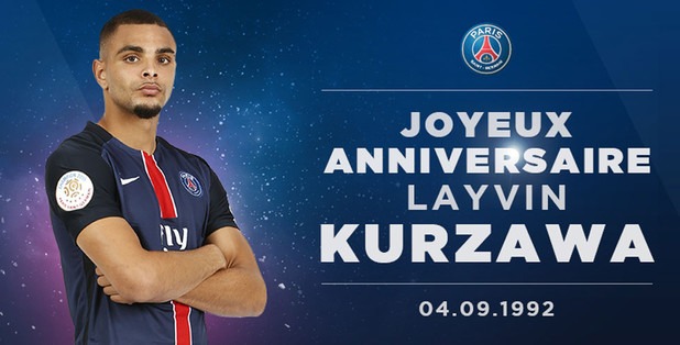 PSG - Joyeux anniversaire Layvin Kurzawa !