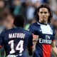 Blaise Matuidi : Cavani "hors compétition" pour prendre "soin de son corps"