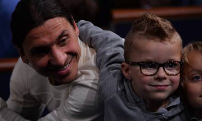 Zlatan Ibrahimovic fait une séance d'entraînement spéciale pour ses fils