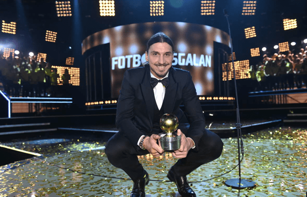 Nouveau trophée pour Zlatan Ibrahimovic le Guldbollen 2015