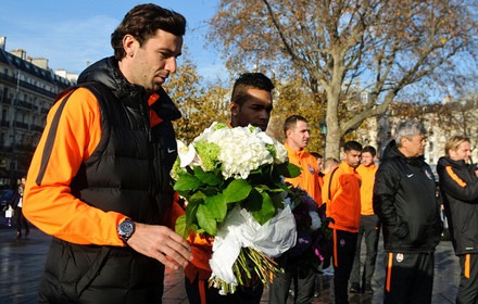 LDC – Le Shakhtar Donetsk rend hommage aux victimes des attentats de Paris