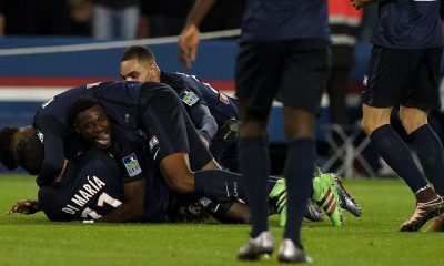 PSG célébration but contre Toulouse