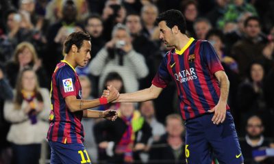 busquets + neymar