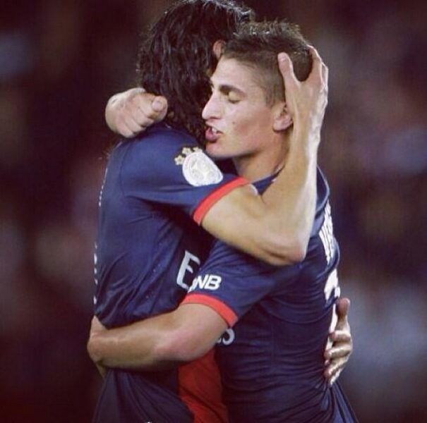 Cavani n'a jamais joué avec un joueur aussi bon que Verratti