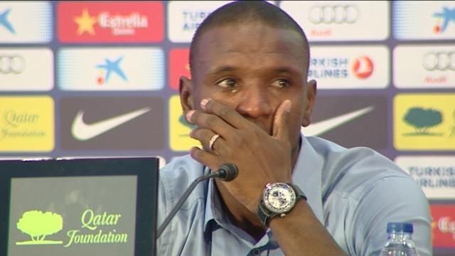 Eric Abidal n'oubliera pas la visite de Nasser Al-Khelaïfi à l'hôpital pendant le traitement de son cancer