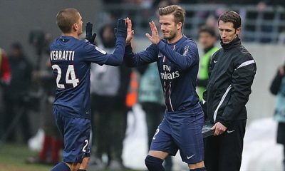 Verratti Makelele est un grand maître et Beckham je ne pensais pas qu'il était si timide