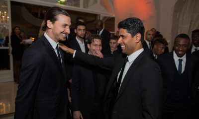 Zlatan Ibrahimovic et Nasser Al-Khelaifi