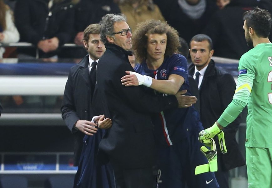 Laurent Blanc + David Luiz PSG