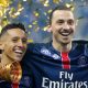 Marquinhos à Van der Wiel et Zlatan ça a été un plaisir de jouer avec vous mes amis