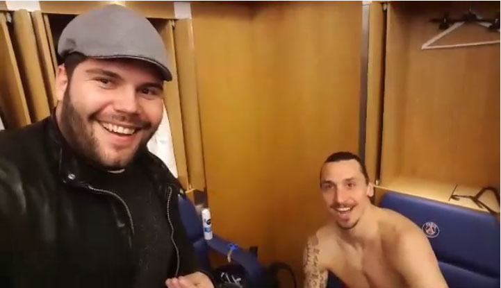 zlatan + Salvatore Esposito (gomorra)