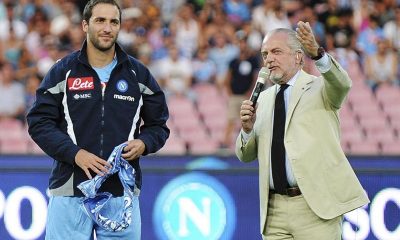 Mercato - De Laurentiis "aucun club n'a mis l'argent de la clause sur la table" pour Higuain