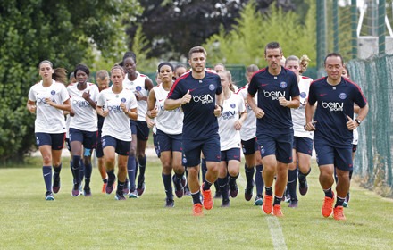 Les féminines du PSG ont repris l'entraînement aujourd'hui