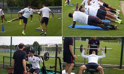 Les joueurs du PSG partagent des images le l'entraînement de ce samedi