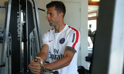 Thiago Motta resté à Los Angeles et s'est entraîné en salle avec Luiz, Krychowiak et Descamps