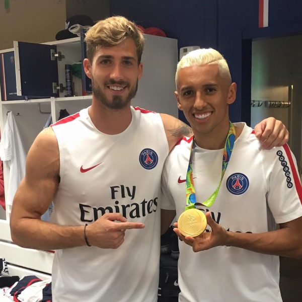 Les images partagées par les joueurs du PSG ce lundi victoire et retour de Marquinhos