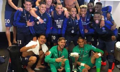 Les images partagées par les joueurs du PSG ce samedi célébration du Trophée des Champions!