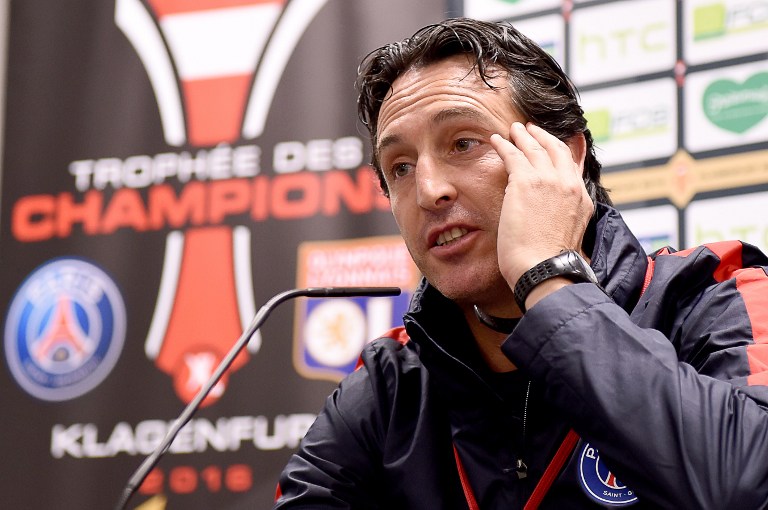 Unai Emery PSG-OL