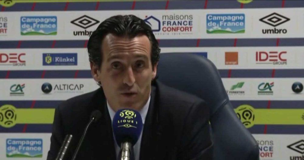 Unai Emery conférence de presse Caen/PSG