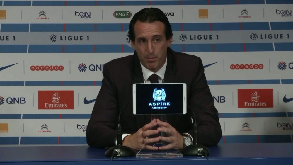 Unai Emery PSG/DIjon après match