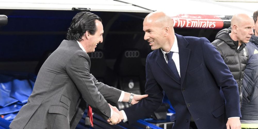 Zinédine Zidane + Unai Emery