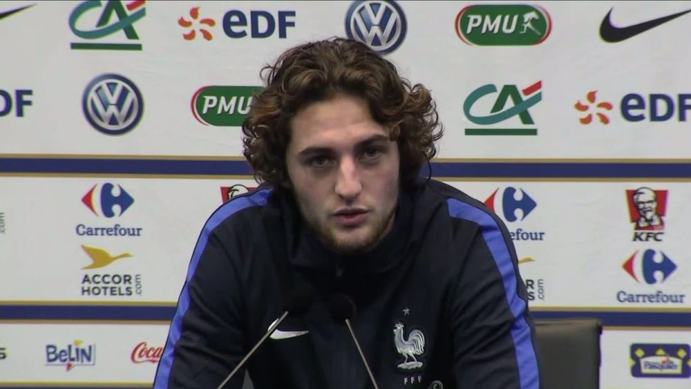 Adrien Rabiot conférence de presse Equipe de France