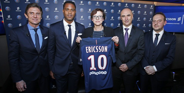 Le PSG officialise son nouveau partenariat avec Ericsson