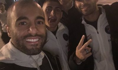 Les images partagées par les joueurs du PSG ce samedi voyage à Lyon!.jpg