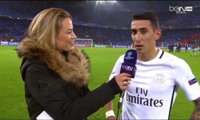 Angel du Maria réaction Bâle/PSG Ligue des Champions