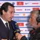 Unai Emery zone mixte PSG/Rennes