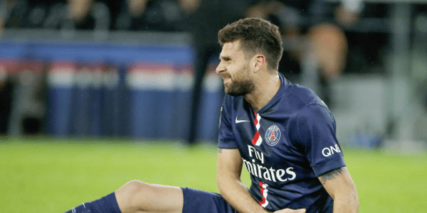 Thiago Motta sorti par précaution pour une douleur au dos