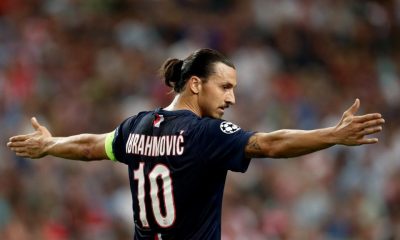 Zlatan Ibrahimovic célébration but PSG