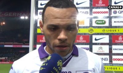 Martin Braithwaite réaction PSG/Toulouse