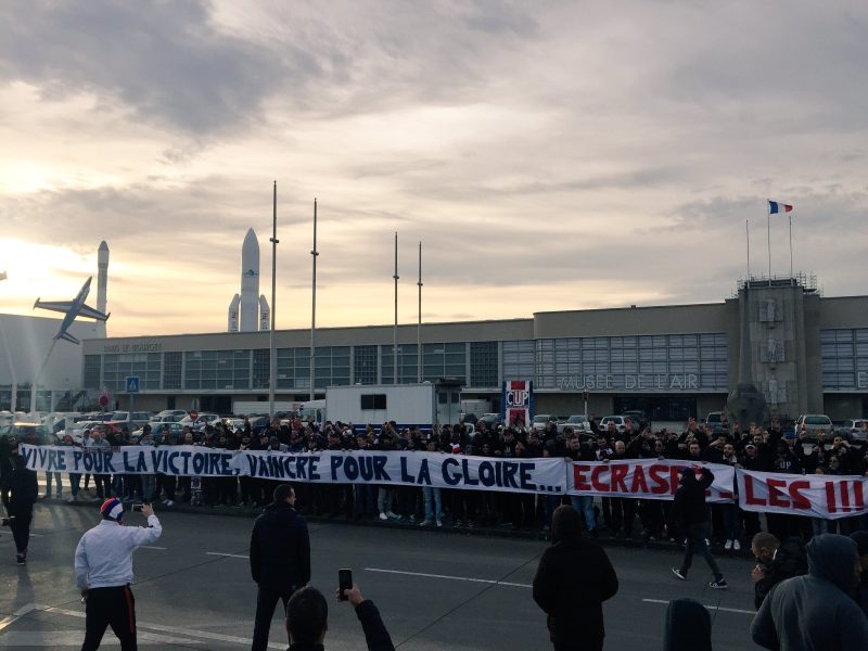 OMPSG - Le Collectif Ultras Paris est venue encourager les joueurs au Bourget.jpg