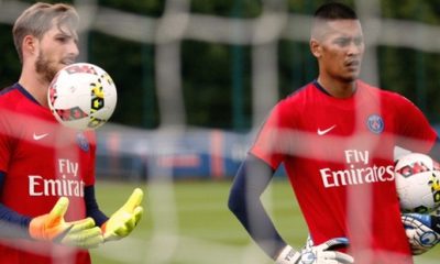 Kevin Trapp + Alphonse Areola entrainement / concurrence PSG