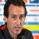 Emery en conf : "je veux que l'équipe continue de grandir...L'objectif c'est de faire un match complet"