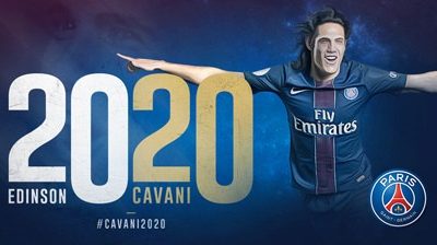 Le PSG annonce la prolongation de contrat d'Edinson Cavani jusqu'en 2020 !