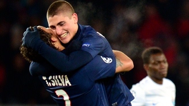 Thiago Silva Ce que je préfère ici c'est Marco Verratti, un très bon garçon et un joueur incroyable