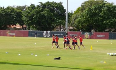 Adrien Rabiot, Thiago Silva, Marco Verratti et Thomas Meunier à l'entraînement du PSG