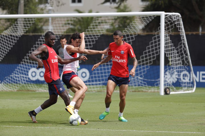 Ce lundi le PSG a surtout travaillé la tactique, rapport L'Equipe