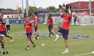 Les images du PSG ce dimanche : début du séjour et de l'entraînement aux USA !