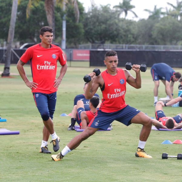 Les images du PSG ce dimanche encore de l'entraînement !