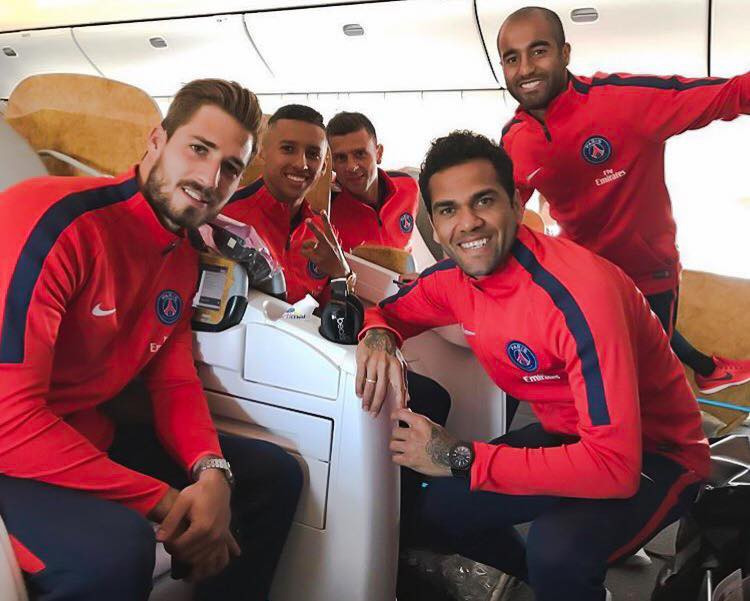 Les images du PSG ce samedi voyage vers Miami !