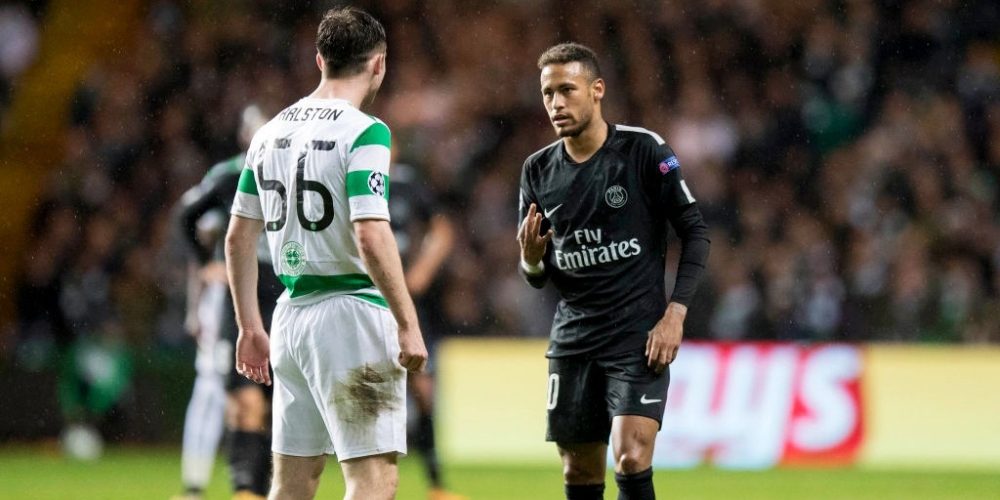 Celtic/PSG - Neymar a refusé de serrer la main de Ralston après le match