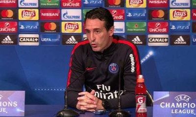 PSGBayern - Unai Emery et Marco Verratti en conférence de presse à 13h