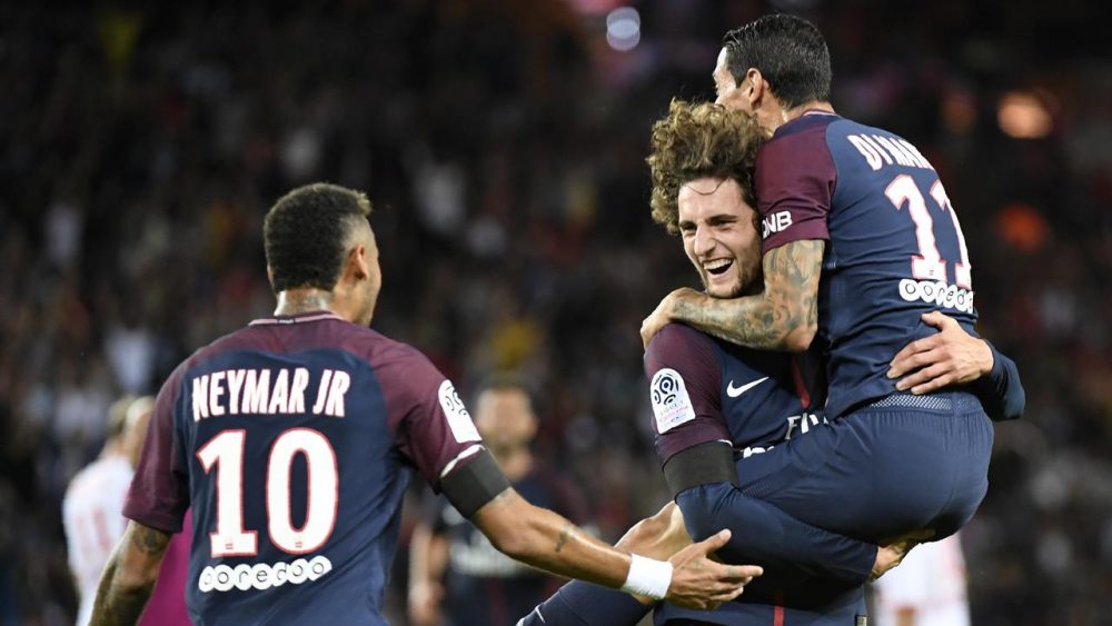 Adrien Rabiot Neymar, il rassemble tout le monde, il va vers les autres